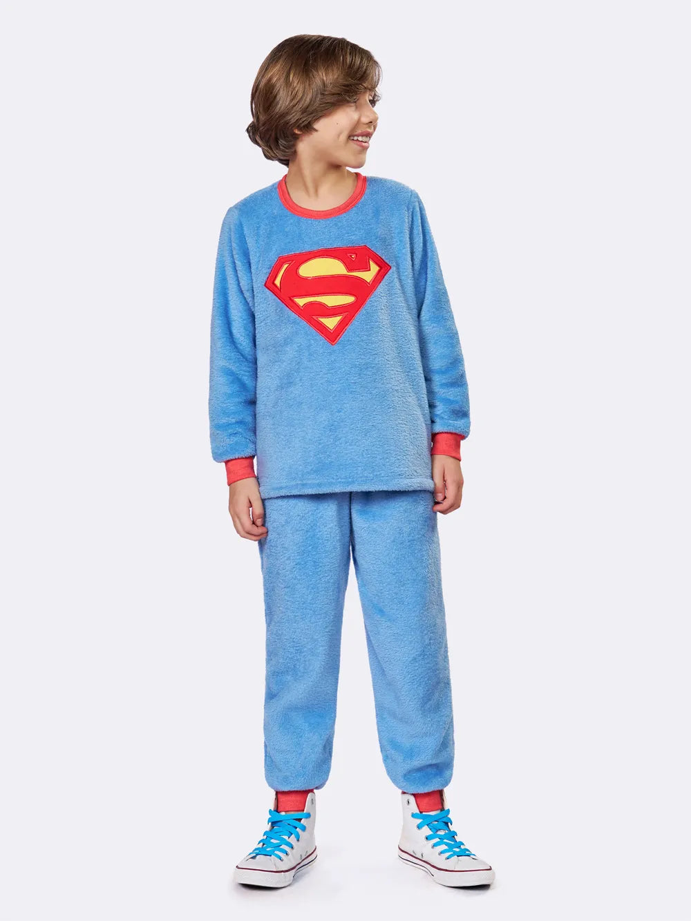 Pijama Fleece Superman Azul | Lili Picolé