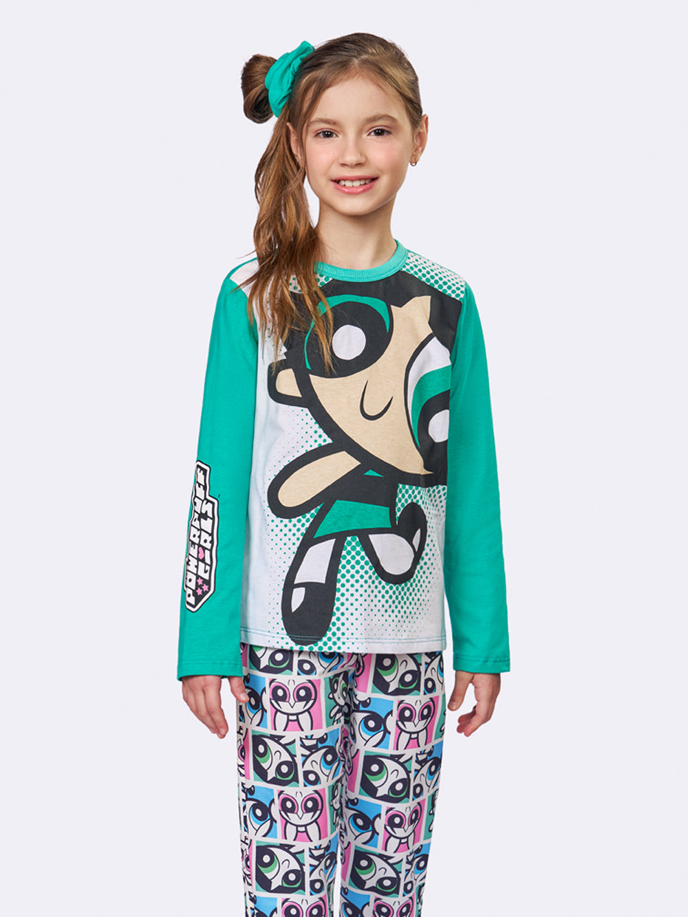 Pijama Infantil Docinho com Laço de Cabelo | Lili Picolé