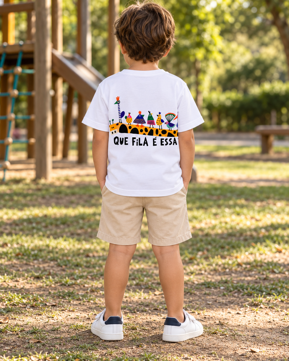 Camiseta Infantil Branca | Lili Picolé