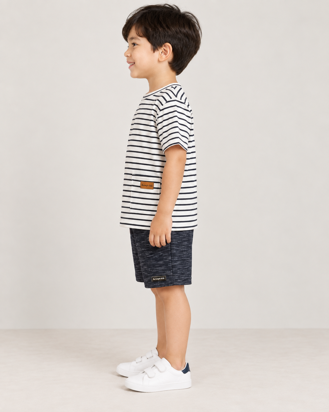 Conjunto Infantil Gatigre Branco e Preto | Lili Picolé