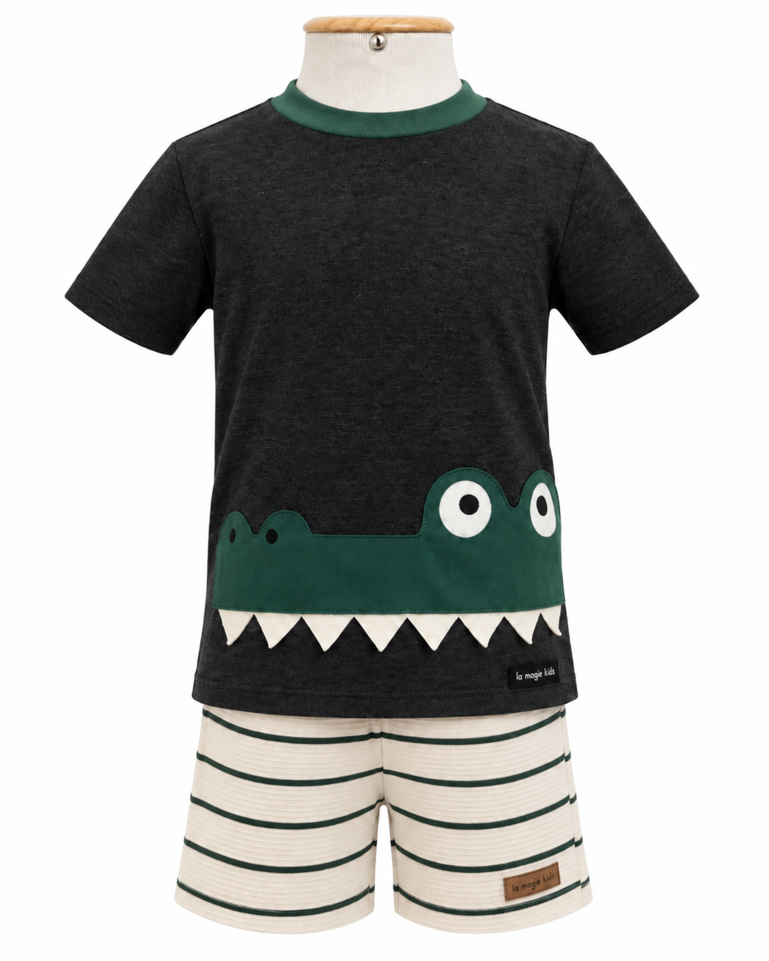 Conjunto Infantil Jacaré Verde