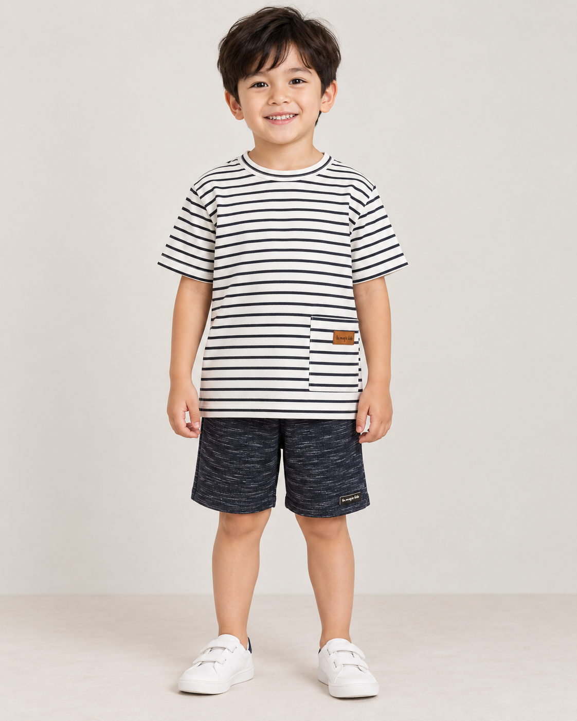 Conjunto Infantil Gatigre Branco e Preto | Lili Picolé