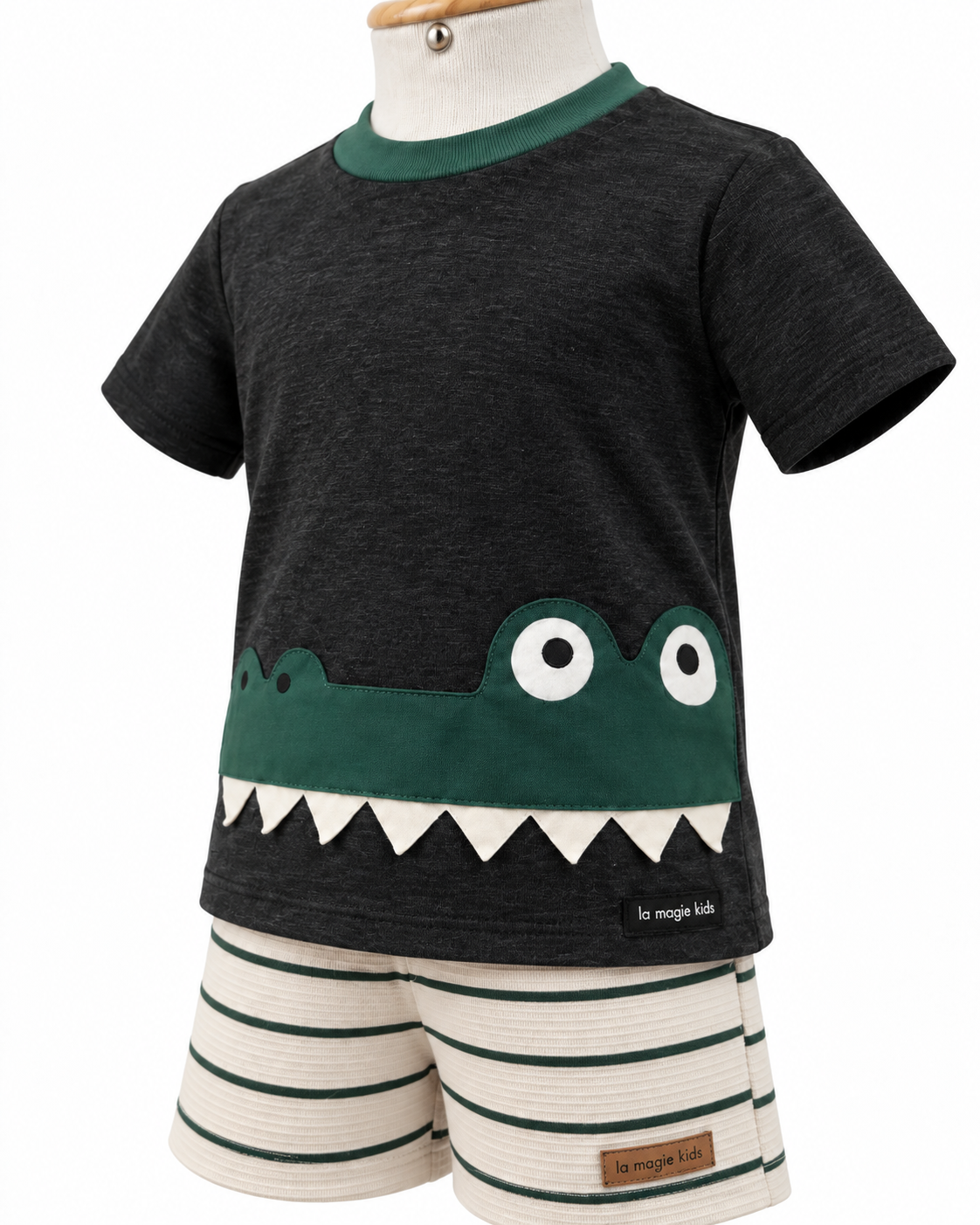 Conjunto Infantil Jacaré Verde