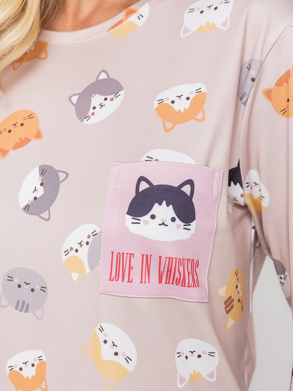 Pijama Adulto Feminino Cat Amour Perfect Touch | Lili Picolé