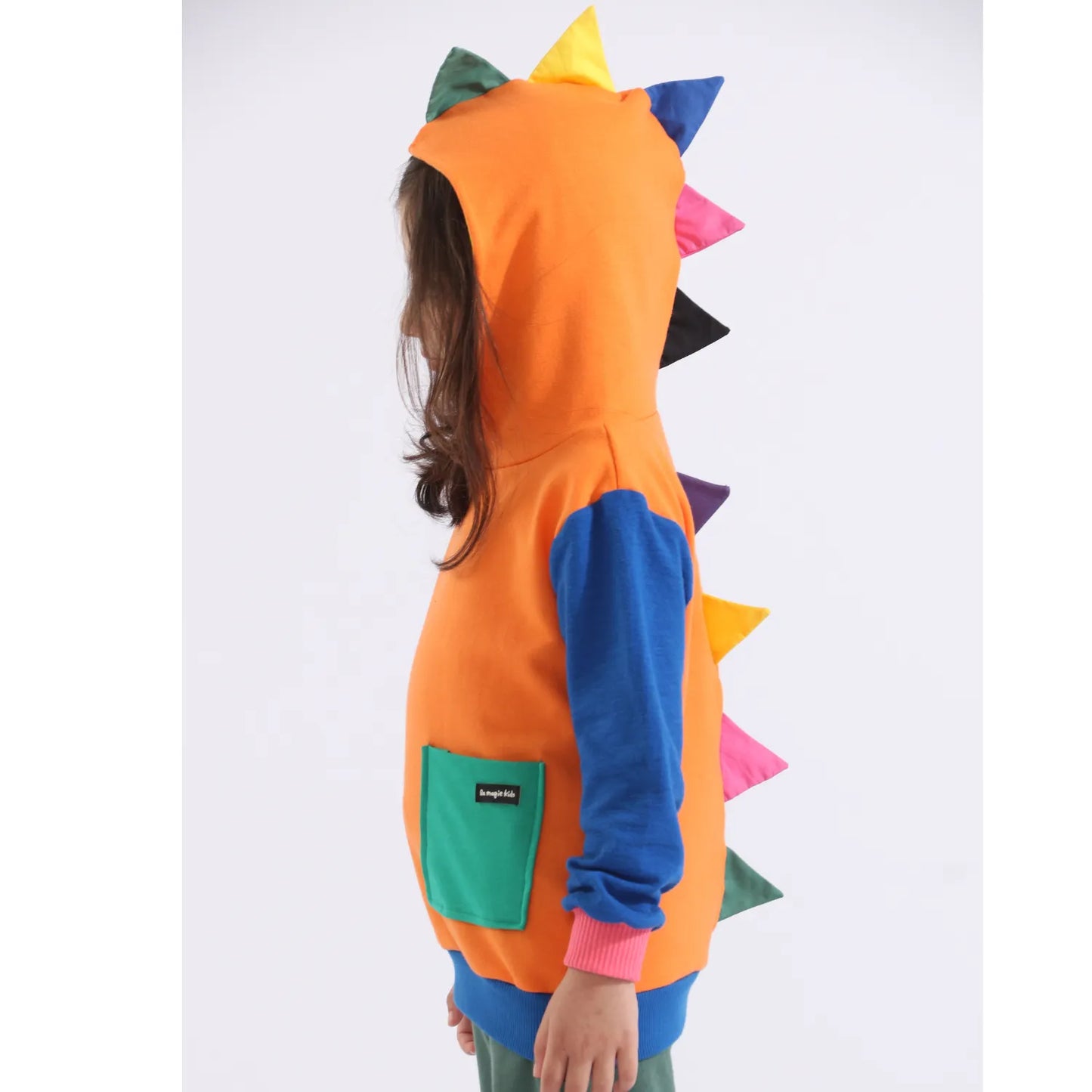 Casaco Infantil Dino Colorido com Capuz | Lili Picolé