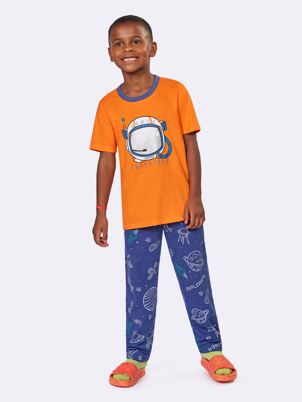 Pijama Infantil Space Adventure Algodão | Lili Picolé
