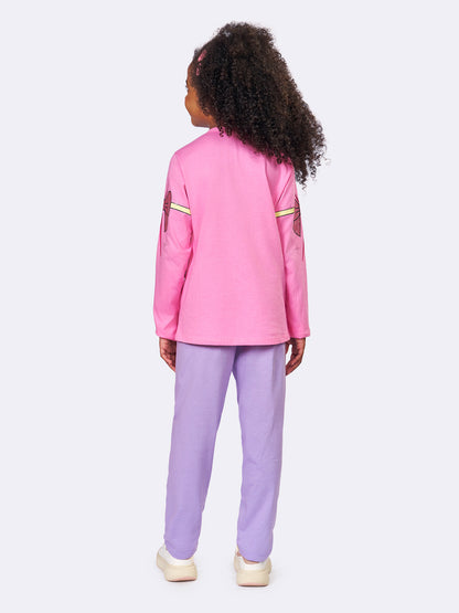Pijama Infantil Princesa Corações Glitter | Lili Picolé