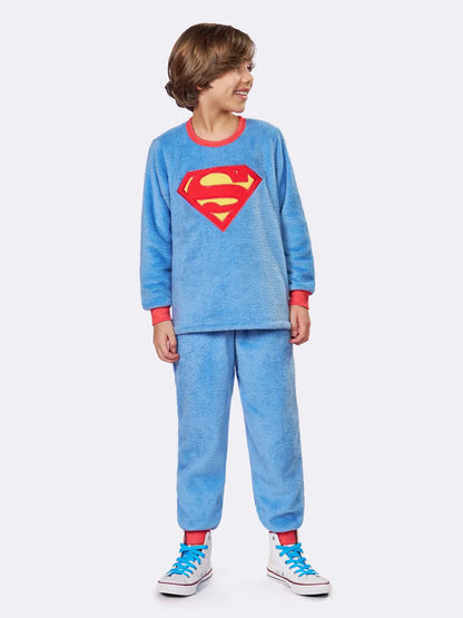 Pijama Fleece Superman Azul | Lili Picolé
