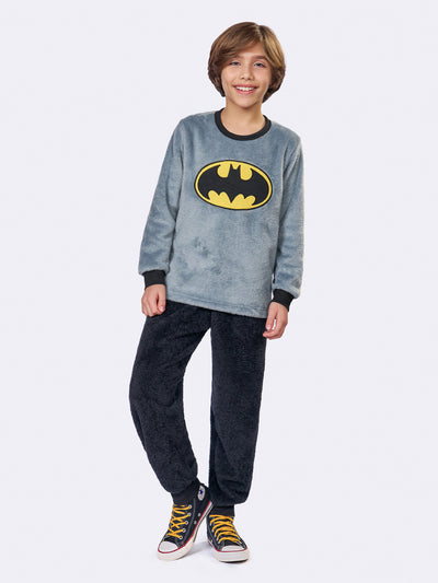 Pijama Fleece Batman Infantil | Lili Picolé