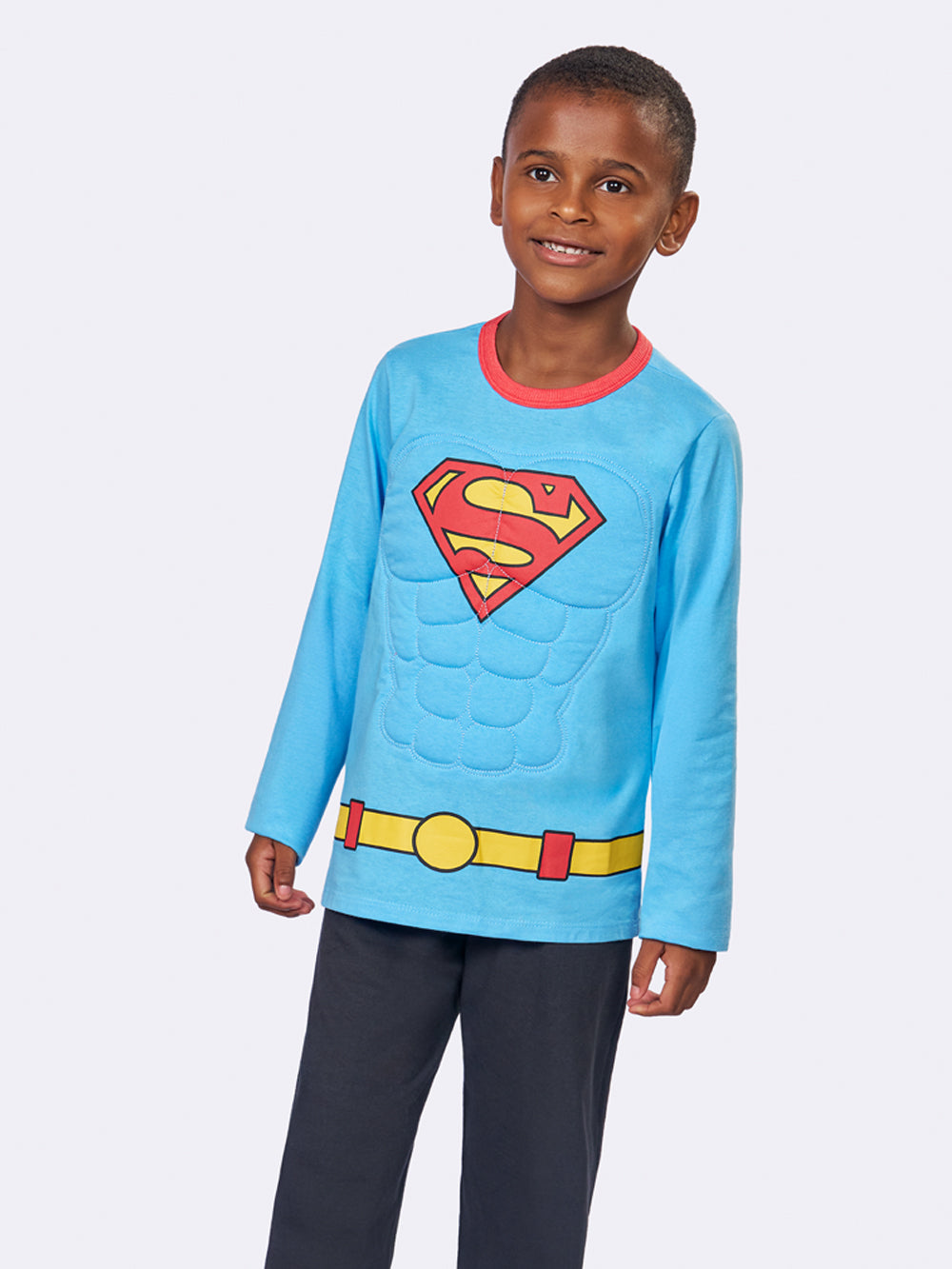Pijama Infantil Superman Manga Longa | Lili Picolé
