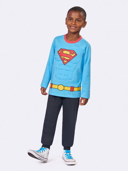 Pijama Infantil Superman Manga Longa | Lili Picolé