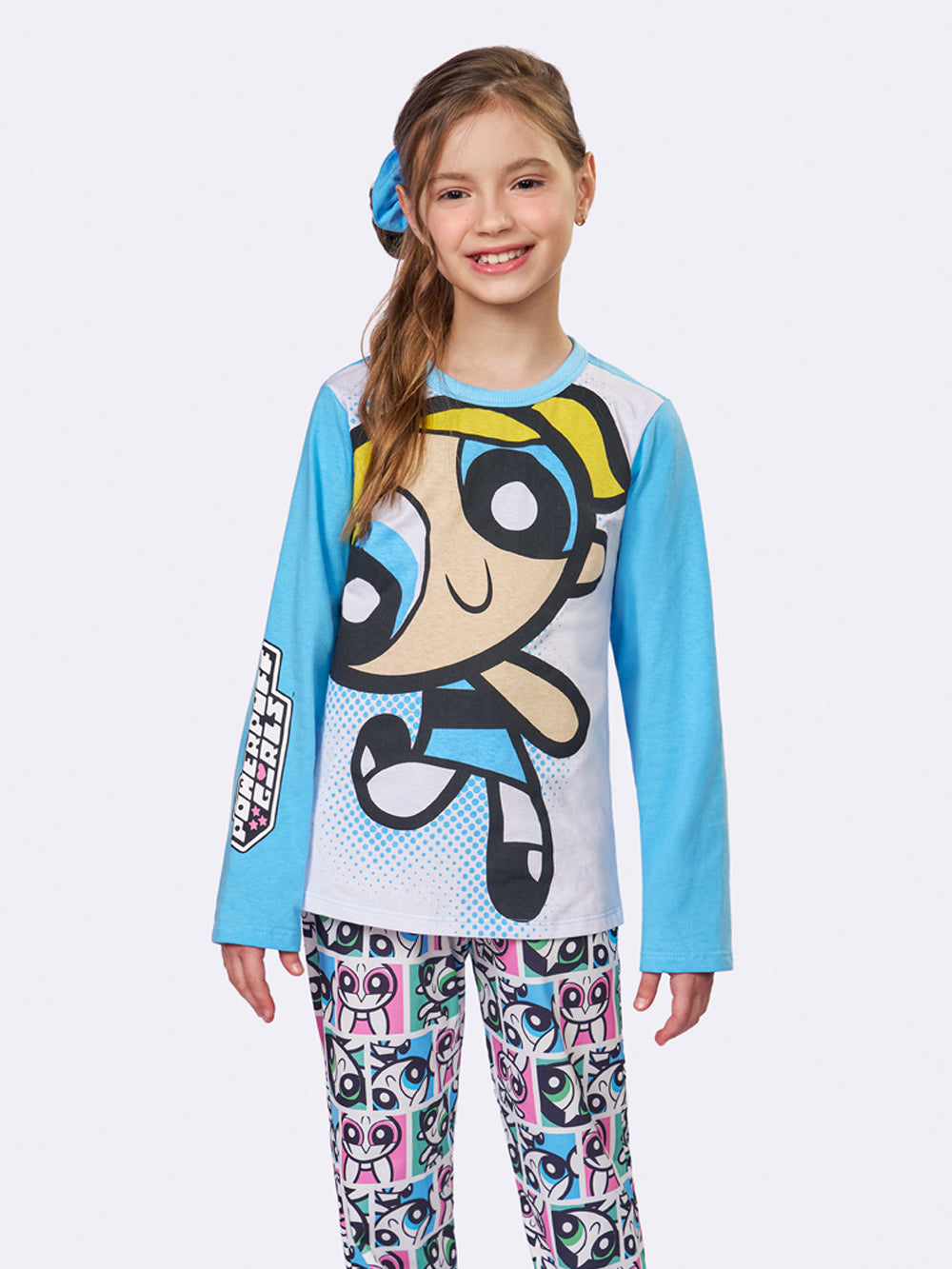Pijama Infantil Docinho com Laço de Cabelo | Lili Picolé
