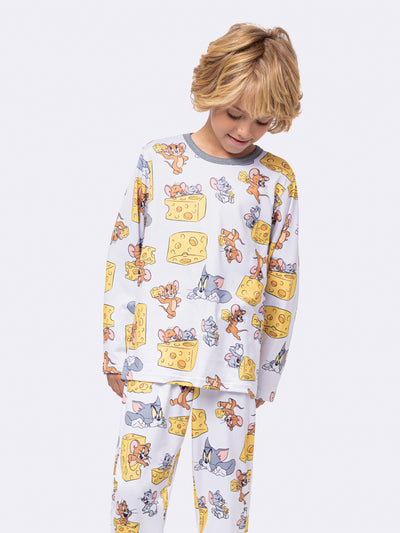 Pijama Infantil Jerry Queijo Manga Longa | Lili Picolé