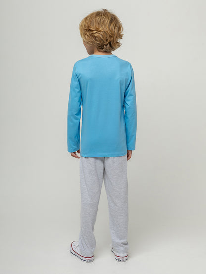 Pijama Infantil Space Jam Taz Manga Longa | Lili Picolé