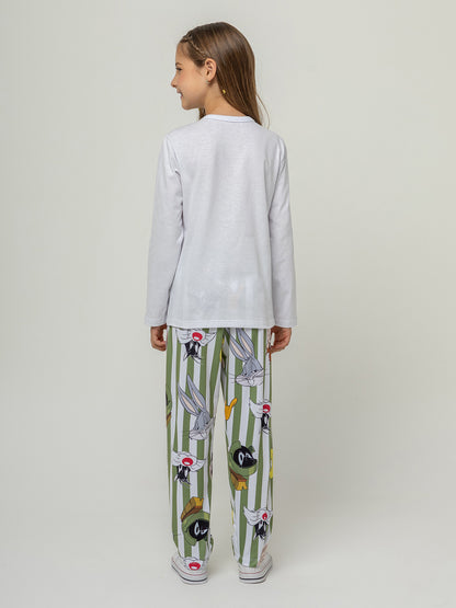Pijama Infantil Looney Tunes Manga Longa | Lili Picolé