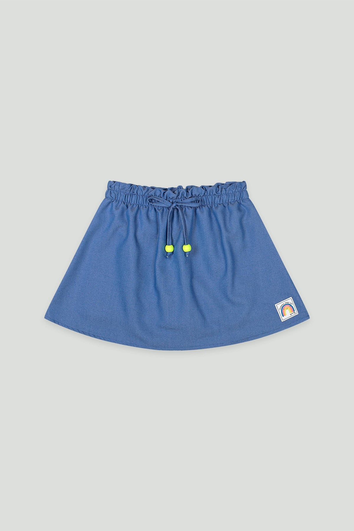 Conjunto Infantil Ribana Listrado com Saia e Short | Lili Picolé