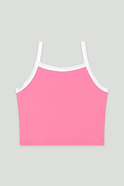 Conjunto Infantil Fitness Blusa e Saia-Short Rosa | Lili Picolé