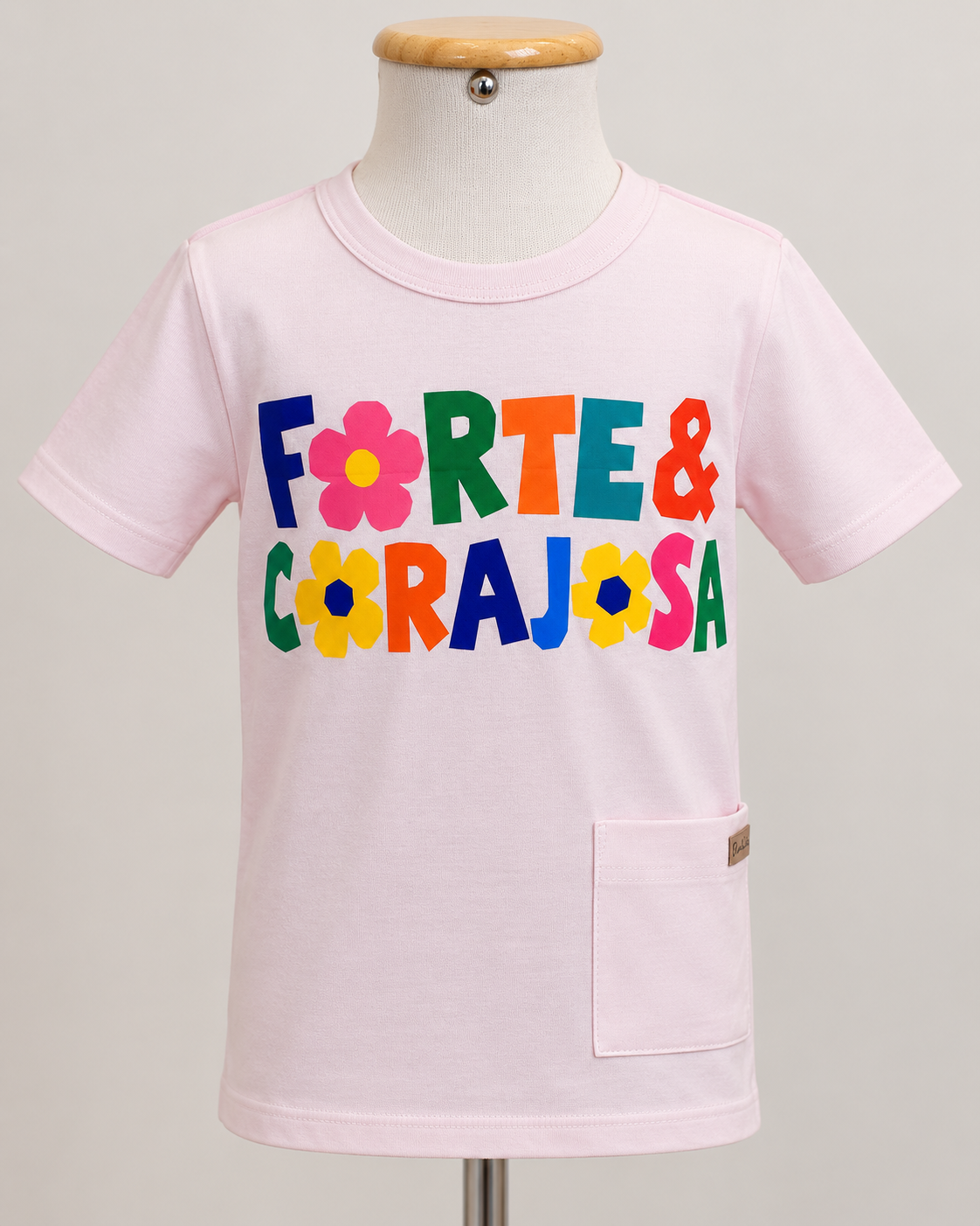 Camiseta Infantil Rosa | Lili Picolé