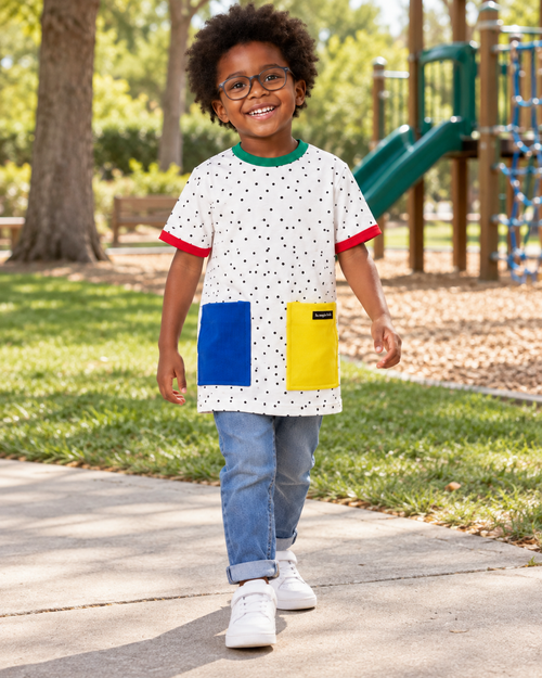 Camiseta Infantil Poá Colorida | Lili Picolé