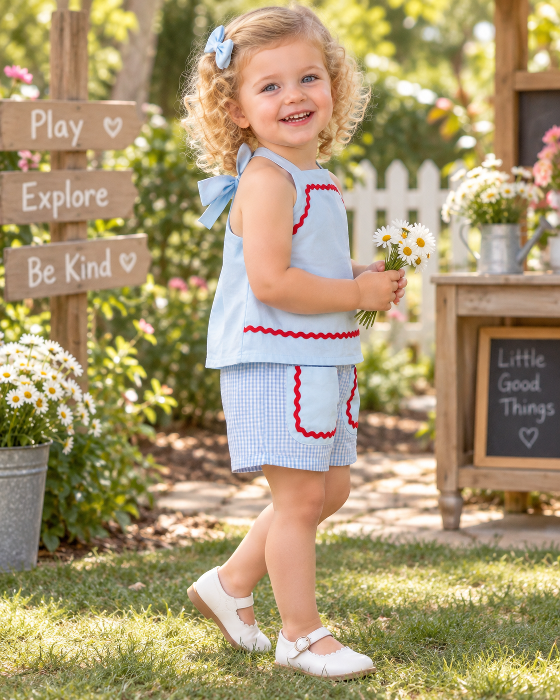 Conjunto Infantil Sianinha Azul | Lili Picolé