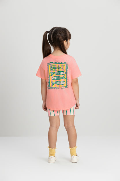 Conjunto Infantil Camiseta e Short Sereia | Lili Picolé