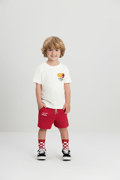 Conjunto Infantil Camiseta e Short Tomate | Lili Picolé