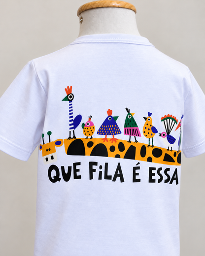 Camiseta Infantil Branca | Lili Picolé