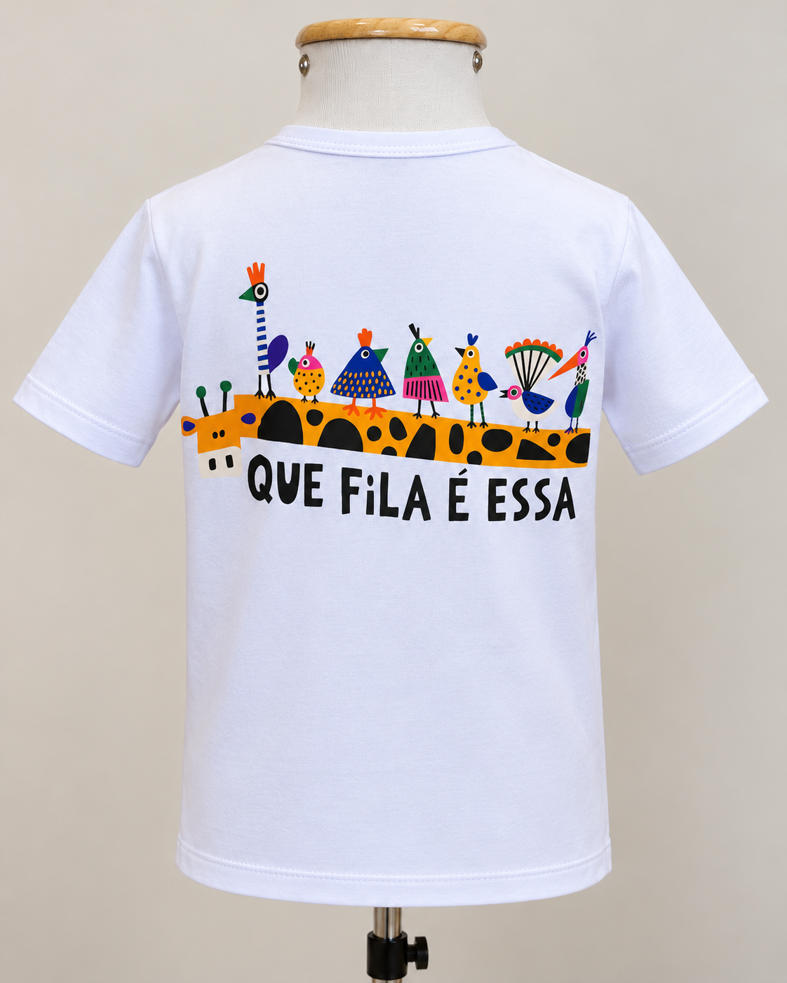 Camiseta Infantil Branca | Lili Picolé