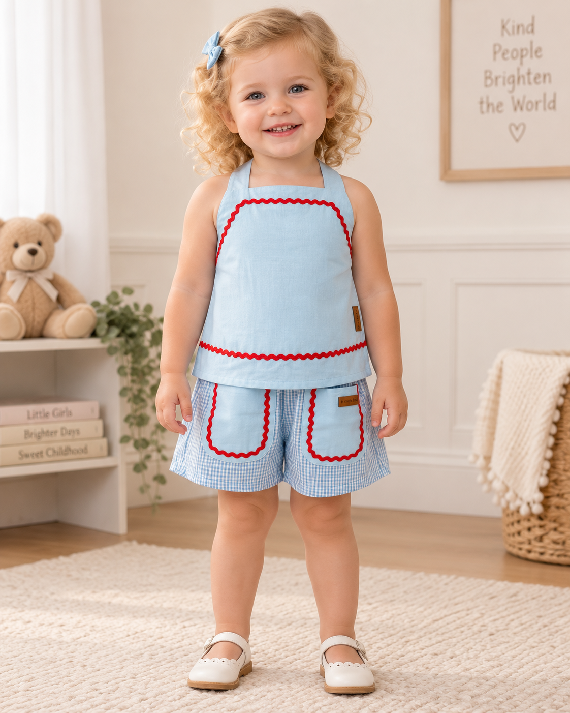 Conjunto Infantil Sianinha Azul | Lili Picolé