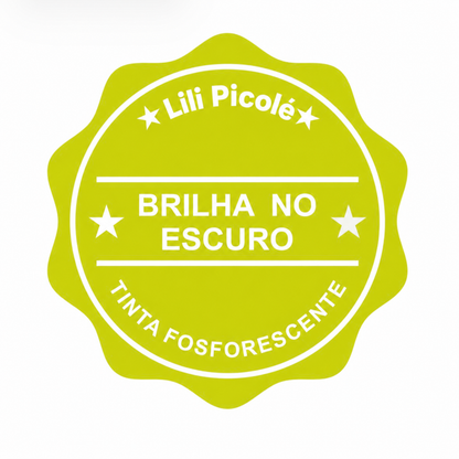 Pijama Infantil Esqueleto que Brilha no Escuro | Lili Picolé