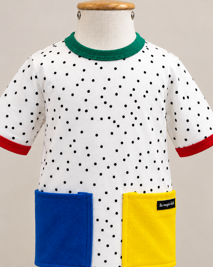 Camiseta Infantil Poá Colorida | Lili Picolé