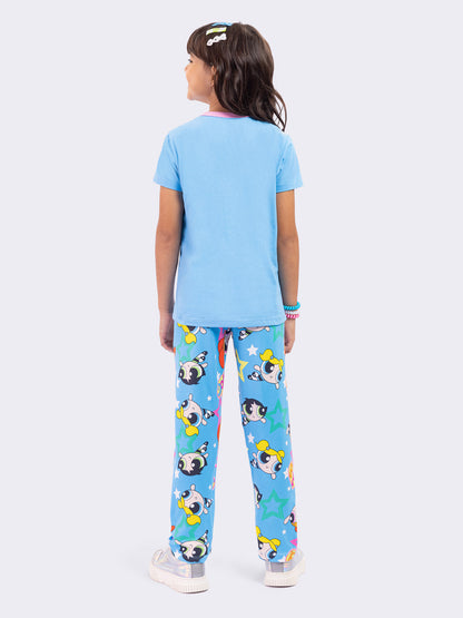 Pijama Infantil Meninas Superpoderosas Azul | Lili Picolé