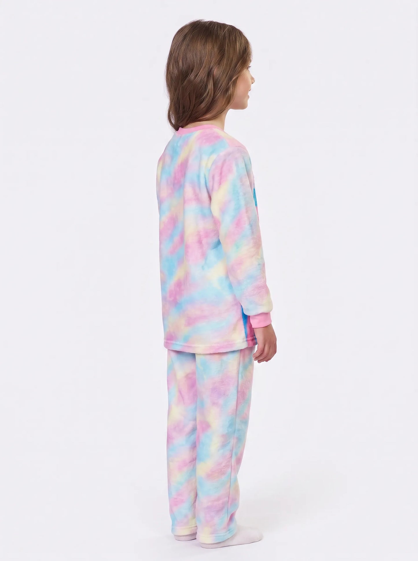 Pijama Fleece Unicórnio Tie-Dye | Lili Picolé