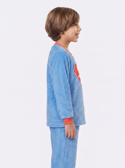Pijama Fleece Superman Azul | Lili Picolé